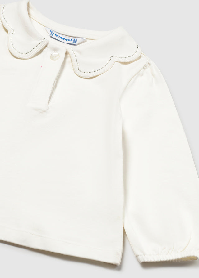 Polo cuello ondas bebé