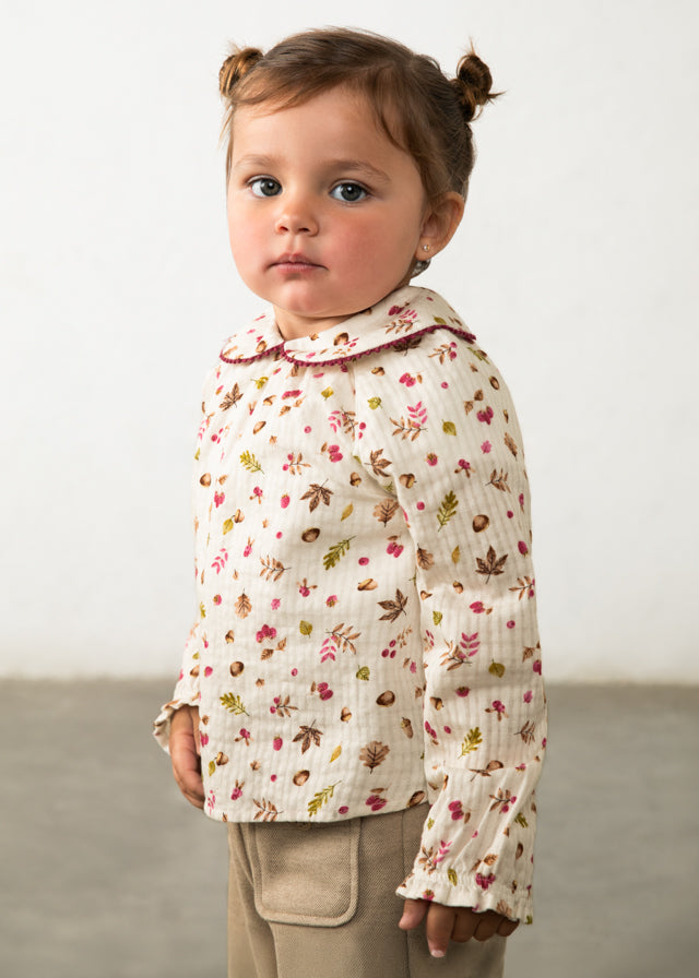 Blusa textura bebé Crudo frambuesa – Mayoral, foto 1