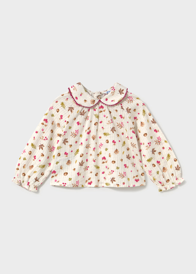 Blusa textura bebé Crudo frambuesa – Mayoral, foto 3