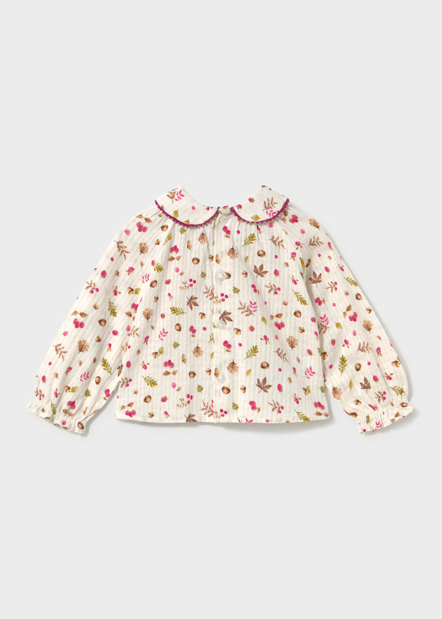 Blusa textura bebé Crudo frambuesa – Mayoral, foto 4