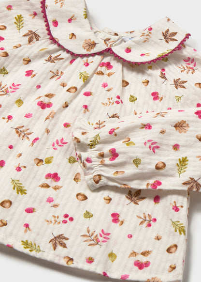 Blusa textura bebé Crudo frambuesa – Mayoral, foto 5