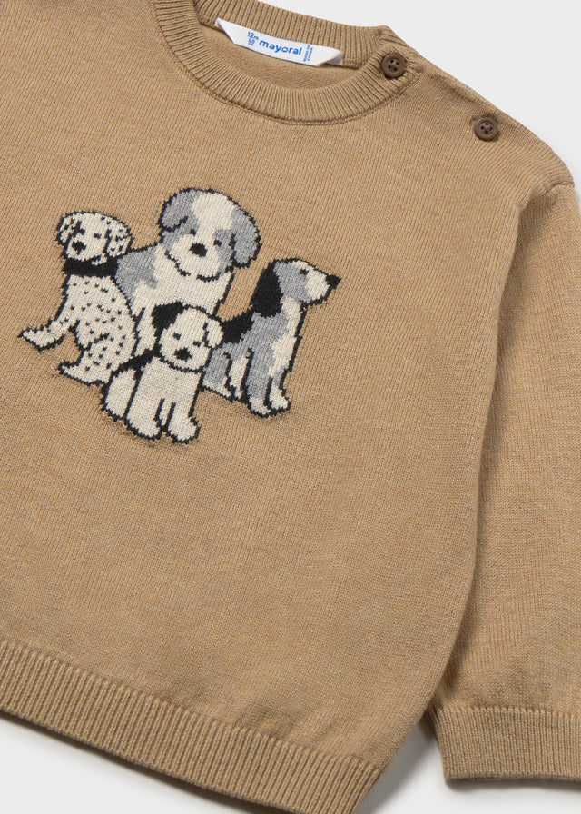 Jersey intarsia animalitos bebé Galleta – Mayoral, foto 4