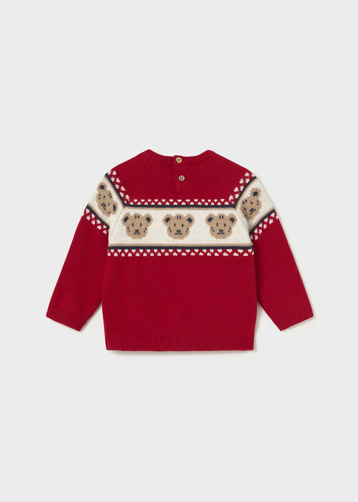 Jersey jacquard ositos bebé Rojo – Mayoral, foto 2