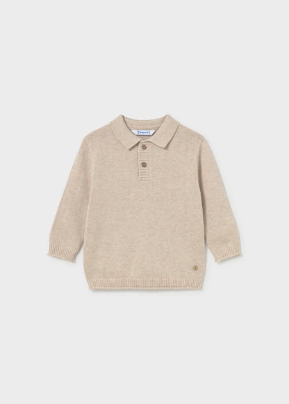 Jersey cuello polo bebé