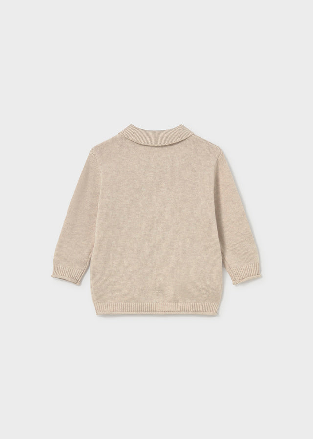Jersey cuello polo bebé