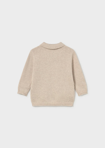 Jersey cuello polo bebé