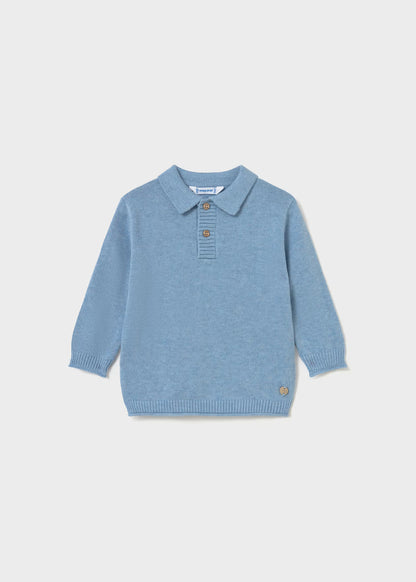 Jersey cuello polo bebé