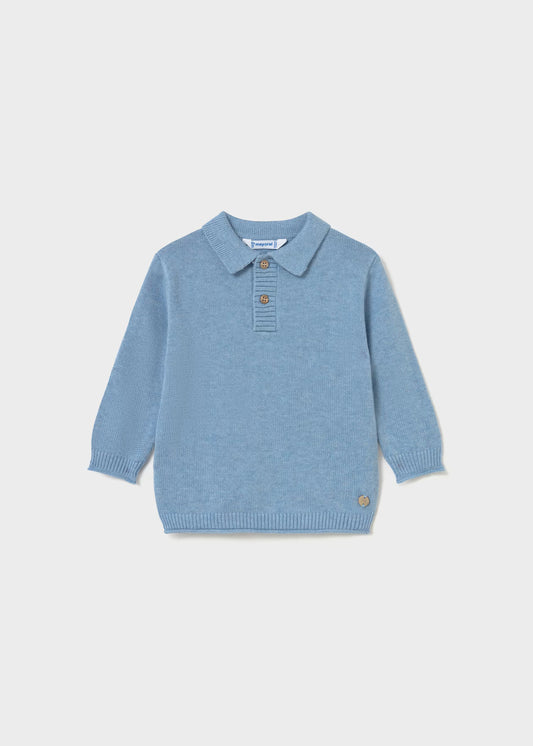 Jersey cuello polo bebé