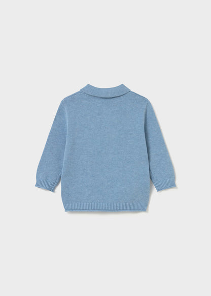 Jersey cuello polo bebé