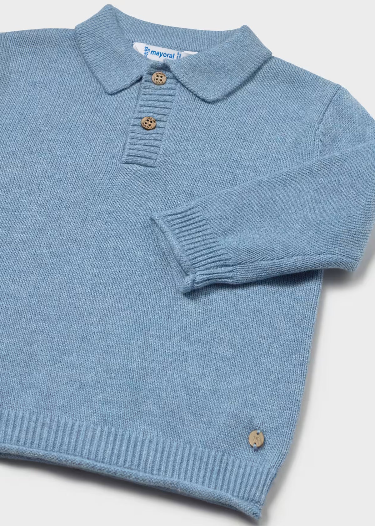 Jersey cuello polo bebé