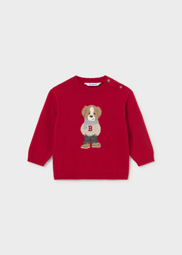 Jersey intarsia bebé Rojo – Mayoral, foto 2