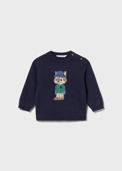 Jersey intarsia bebé