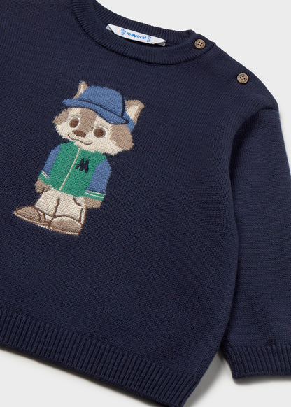 Jersey intarsia bebé