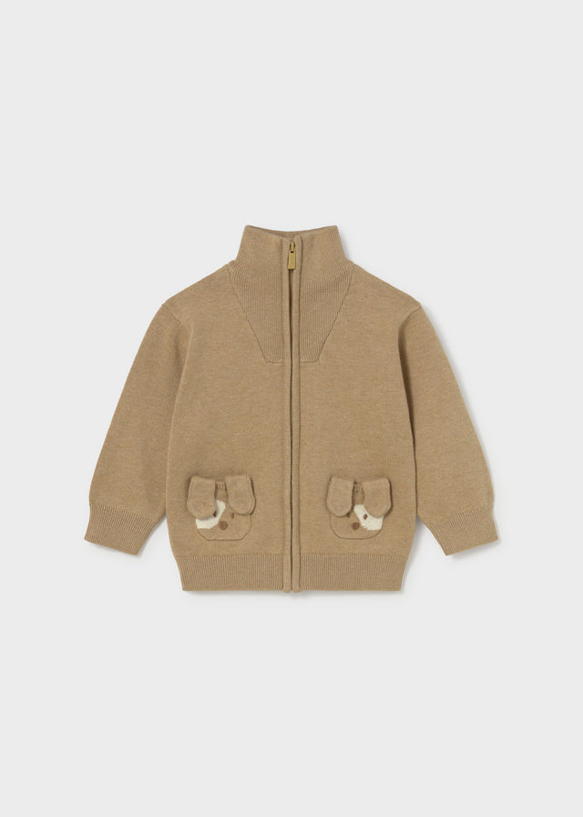 Sudadera cremallera tricot perritos bebé – Mayoral, foto 1