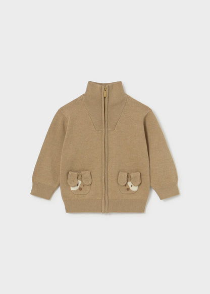 Sudadera cremallera tricot perritos bebé – Mayoral, foto 1