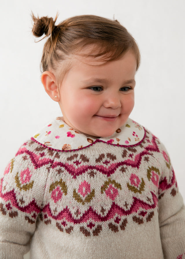 Jersey jacquard bebé Leche – Mayoral, foto 1