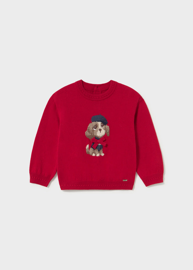 Jersey intarsia bebé Rojo – Mayoral, foto 1