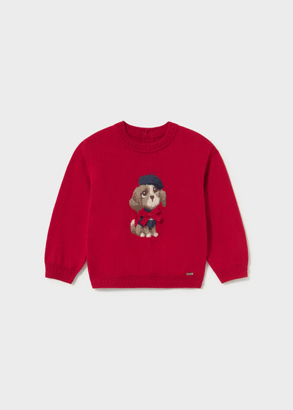 Jersey intarsia bebé Rojo – Mayoral, foto 1