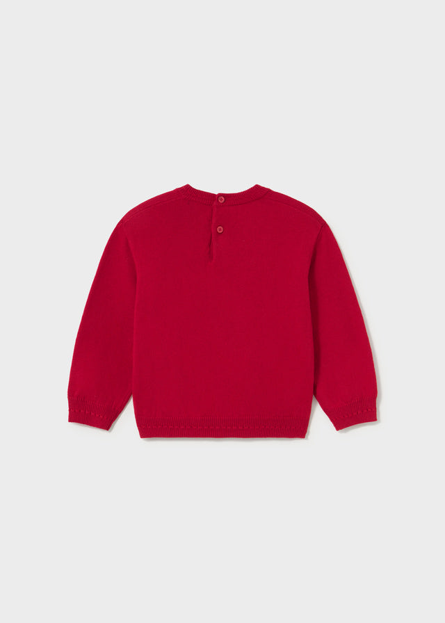 Jersey intarsia bebé Rojo – Mayoral, foto 2