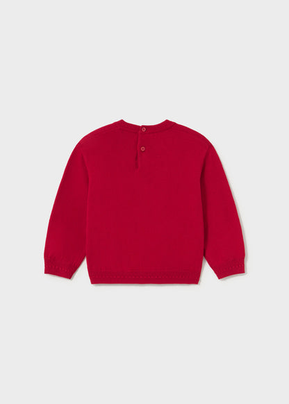 Jersey intarsia bebé Rojo – Mayoral, foto 2