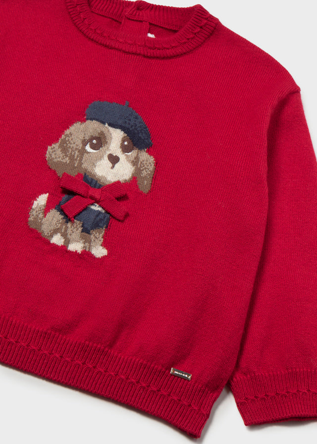 Jersey intarsia bebé Rojo – Mayoral, foto 3