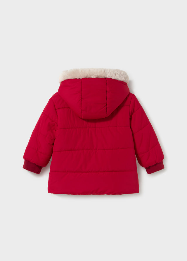 Chaquetón pelo bolsillos bebé Rojo – Mayoral, foto 2
