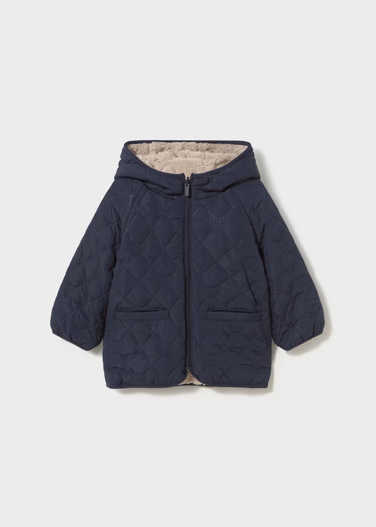 Chaquetón borrego reversible bebé Azul – Mayoral, foto 1