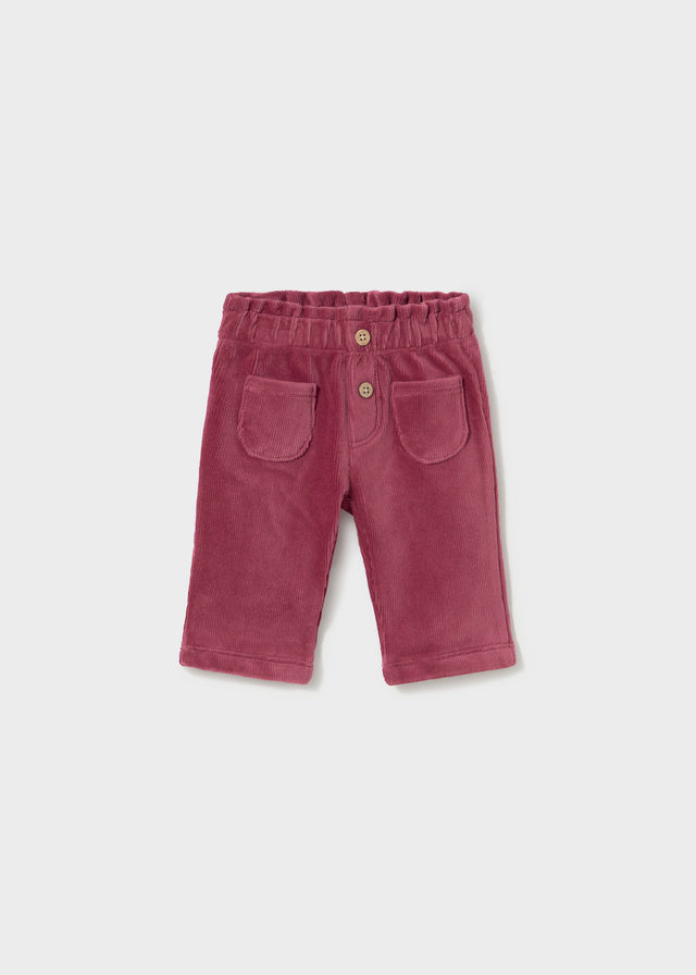 Pantalón largo pana recién nacida Grosella – Mayoral, foto 1