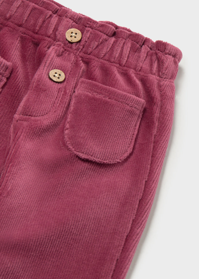 Pantalón largo pana recién nacida Grosella – Mayoral, foto 3
