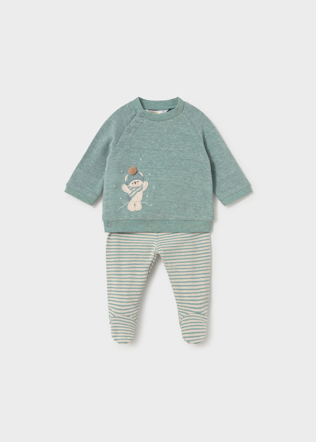Conjunto polaina y sudadera recién nacido Mineral – Mayoral, foto 1