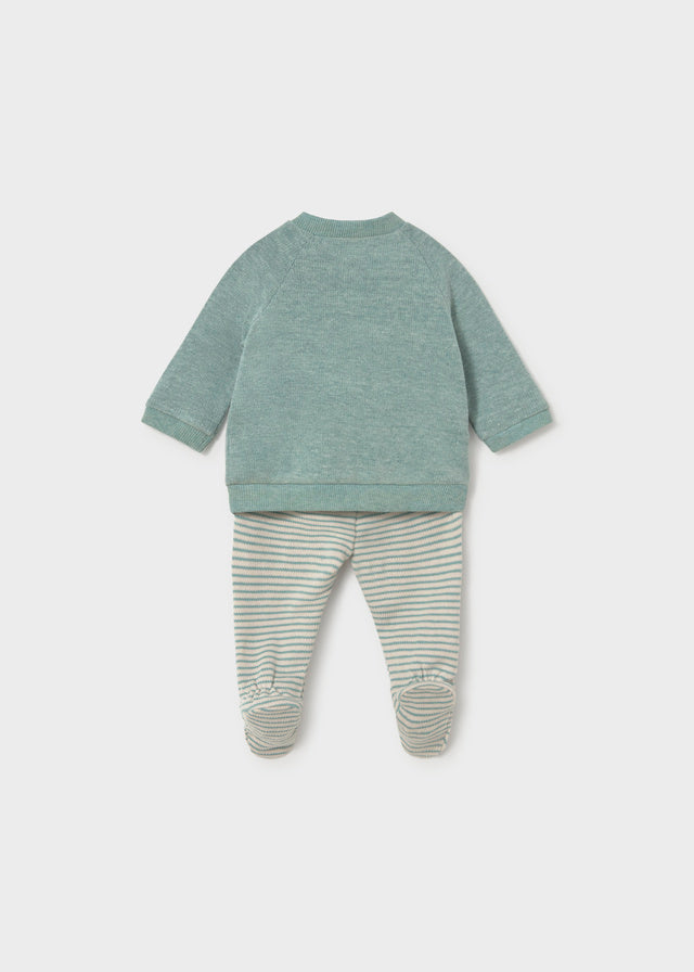 Conjunto polaina y sudadera recién nacido Mineral – Mayoral, foto 2