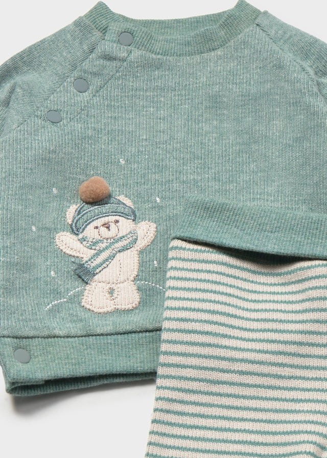 Conjunto polaina y sudadera recién nacido Mineral – Mayoral, foto 3