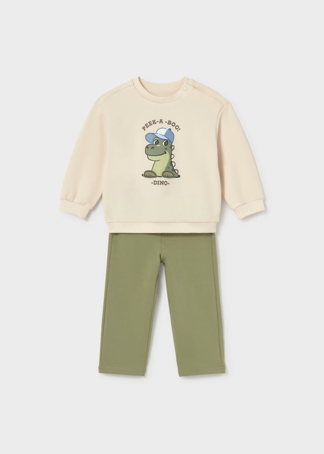 Conjunto pantalón y sudadera bebé