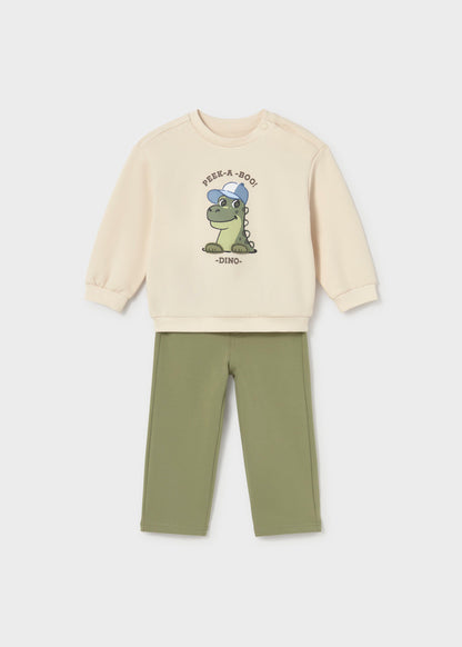 Conjunto pantalón y sudadera bebé