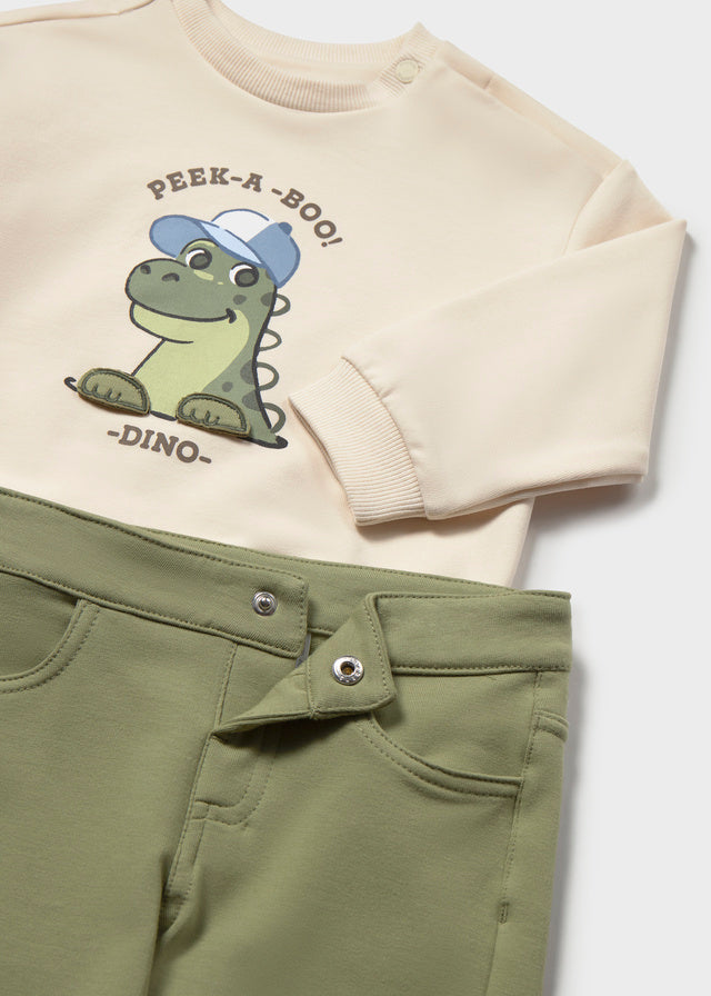Conjunto pantalón y sudadera bebé