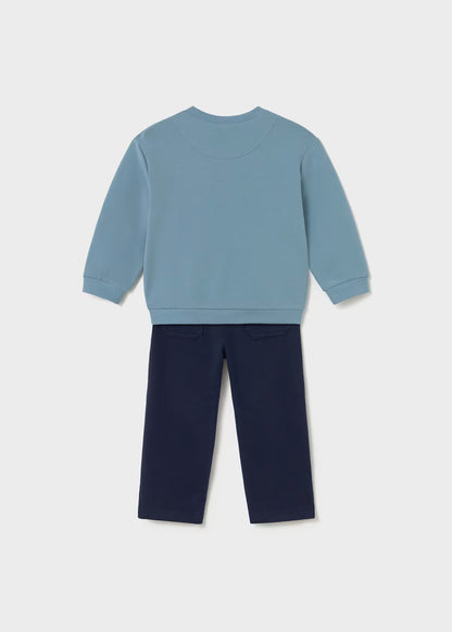 Conjunto pantalón y sudadera bebé Ártico – Mayoral, foto 2