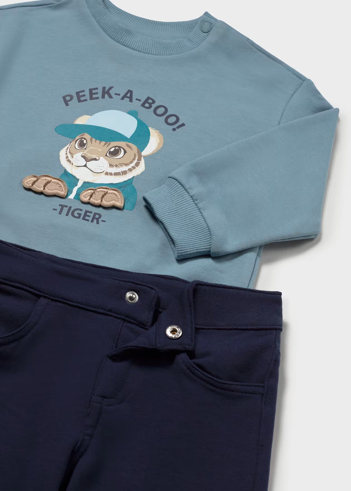 Conjunto pantalón y sudadera bebé Ártico – Mayoral, foto 3