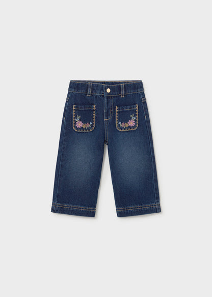 Pantalón vaquero bolsillos bebé