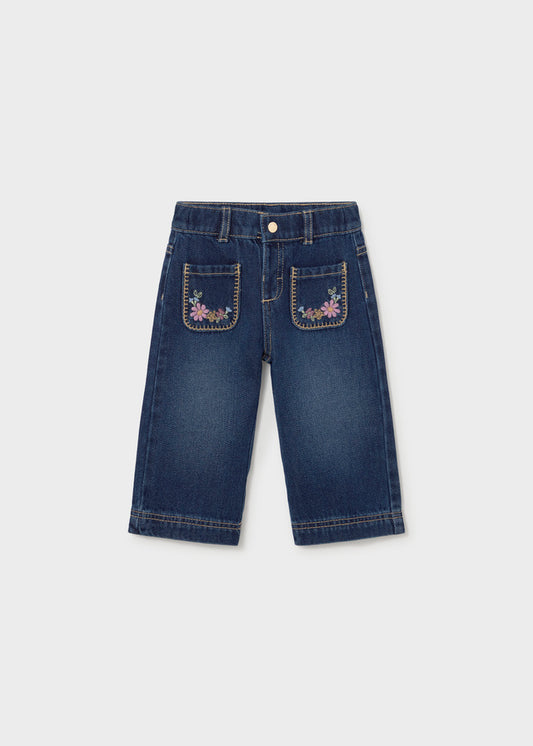 Pantalón vaquero bolsillos bebé