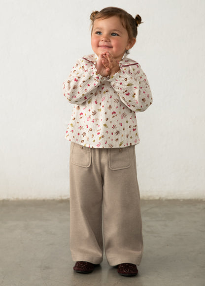 Pantalón sarga bebé Nuez – Mayoral, foto 1