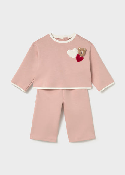 Conjunto pantalón y jersey bordado bebé Petisui – Mayoral, foto 1