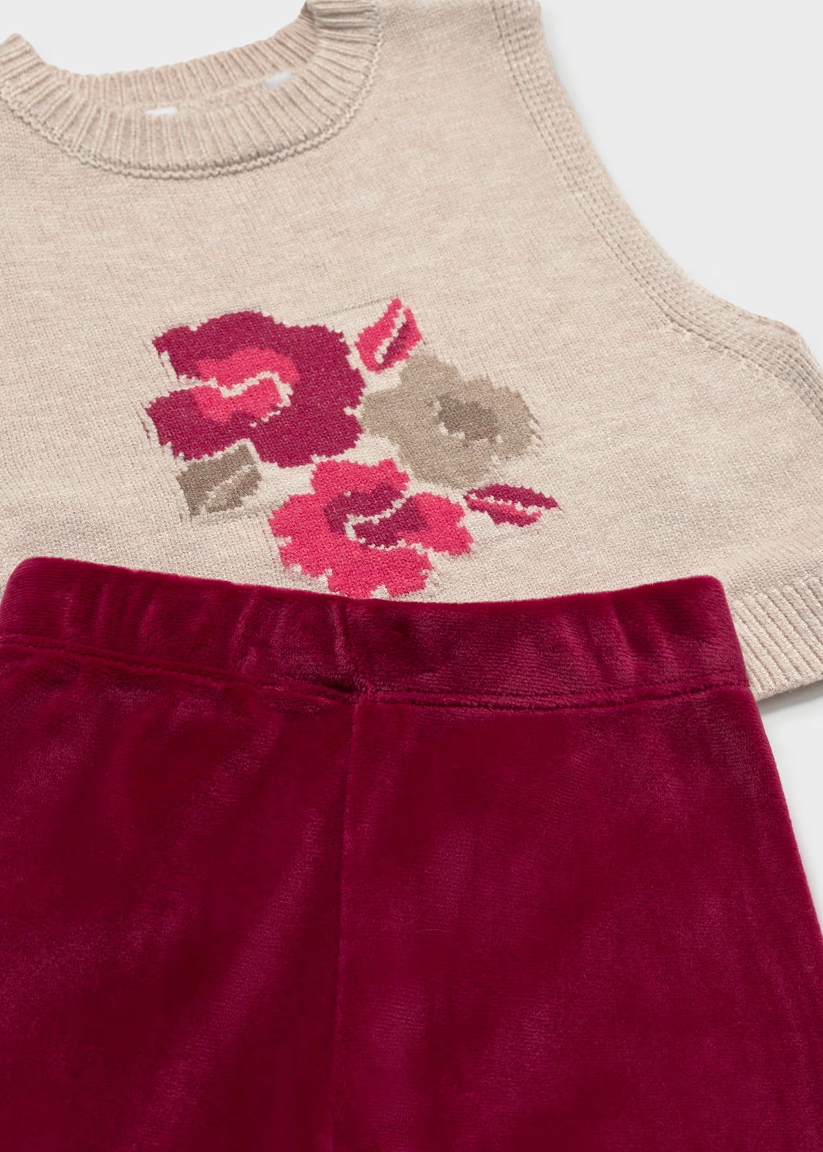 Conjunto chaleco 3 piezas bebé Framboise – Mayoral, foto 4
