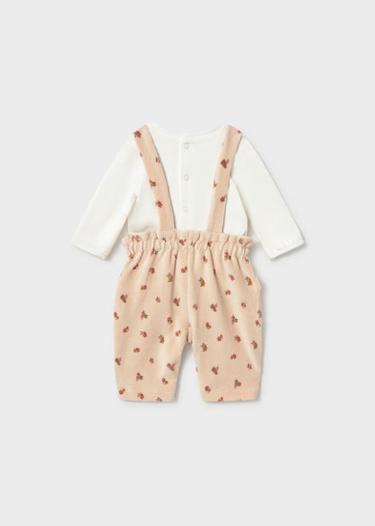 Conjunto peto y camiseta recién nacida