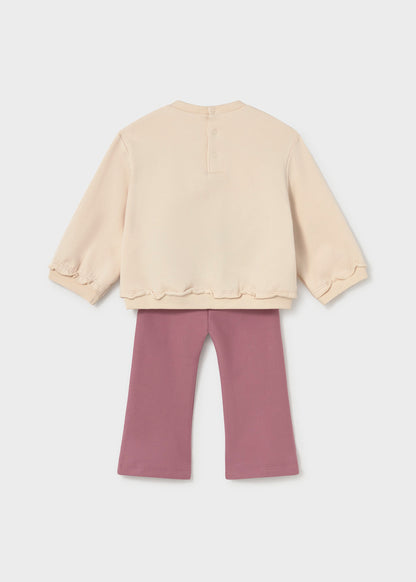 Conjunto sudadera y pantalón bebé