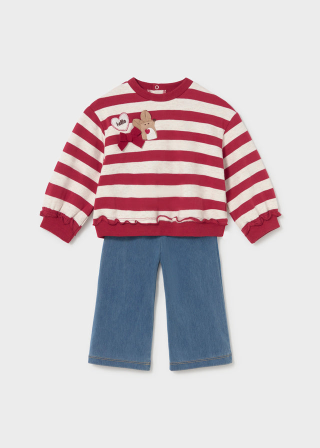 Conjunto sudadera y pantalón bebé