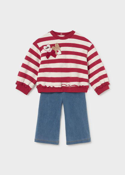 Conjunto sudadera y pantalón bebé