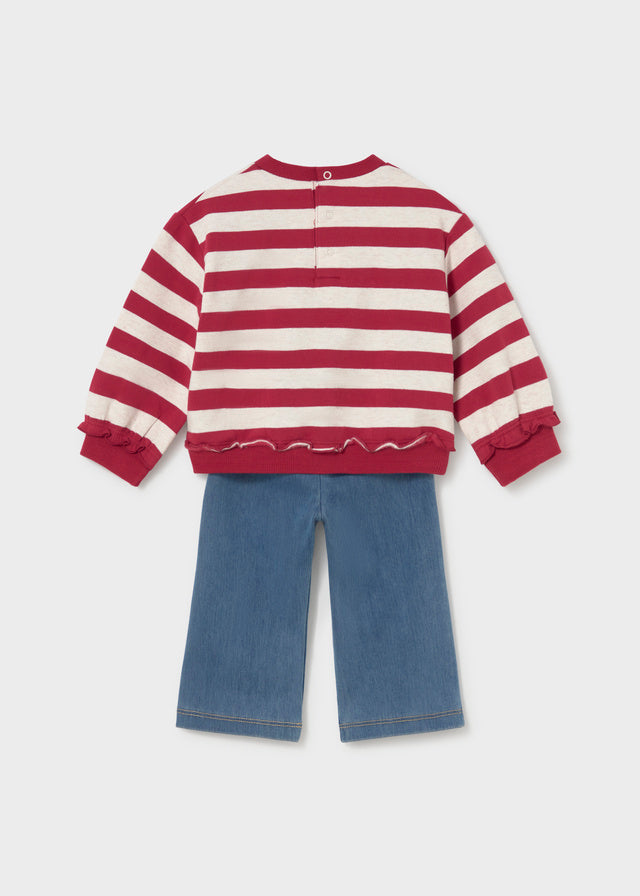 Conjunto sudadera y pantalón bebé