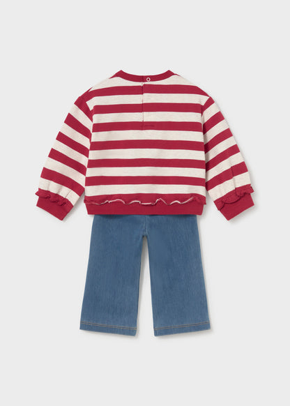 Conjunto sudadera y pantalón bebé