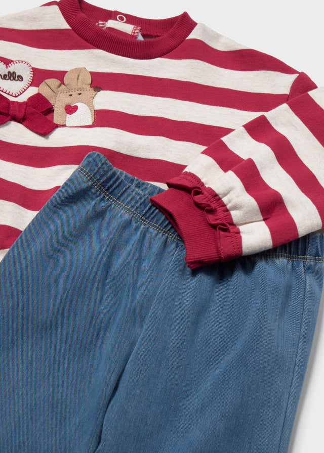 Conjunto sudadera y pantalón bebé