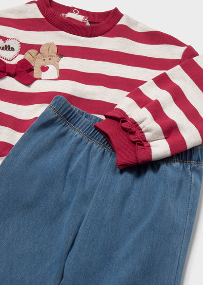 Conjunto sudadera y pantalón bebé